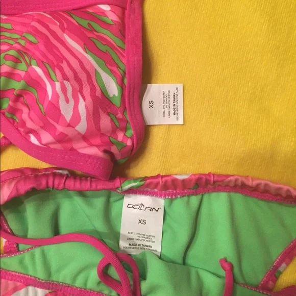 Pink "camo" crossback bikini - Picture 4 of 4